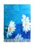 Oil Painting Design Fashion Scarf W/ Fringes